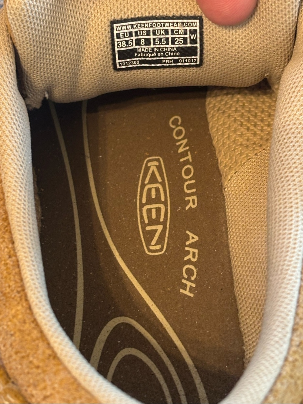 Keen Women's Beige/Tan Lace-Up Sneakers - Picture 5 of 6